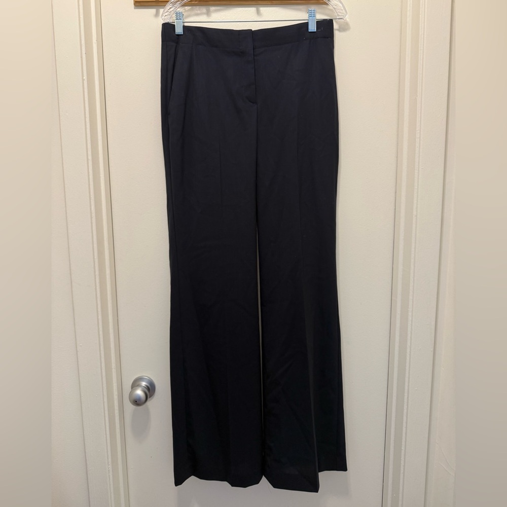 Theory Black Wide Leg Pants - Picture 2 of 9
